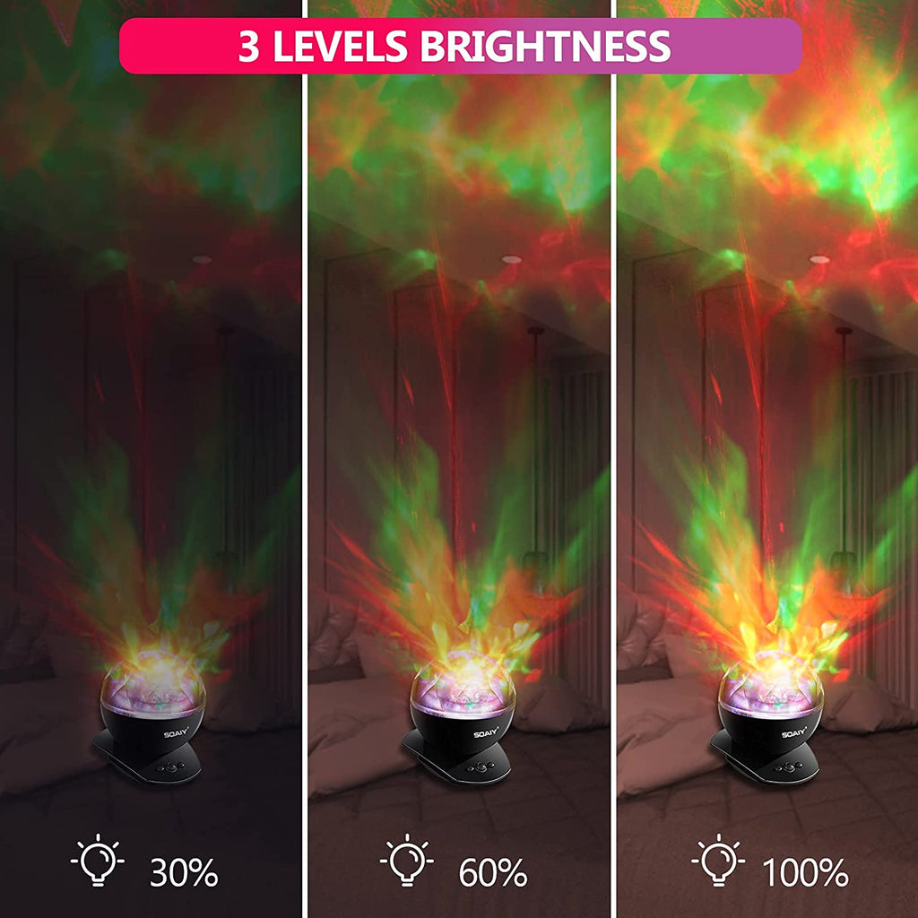 3 levels brightness aurora light projector