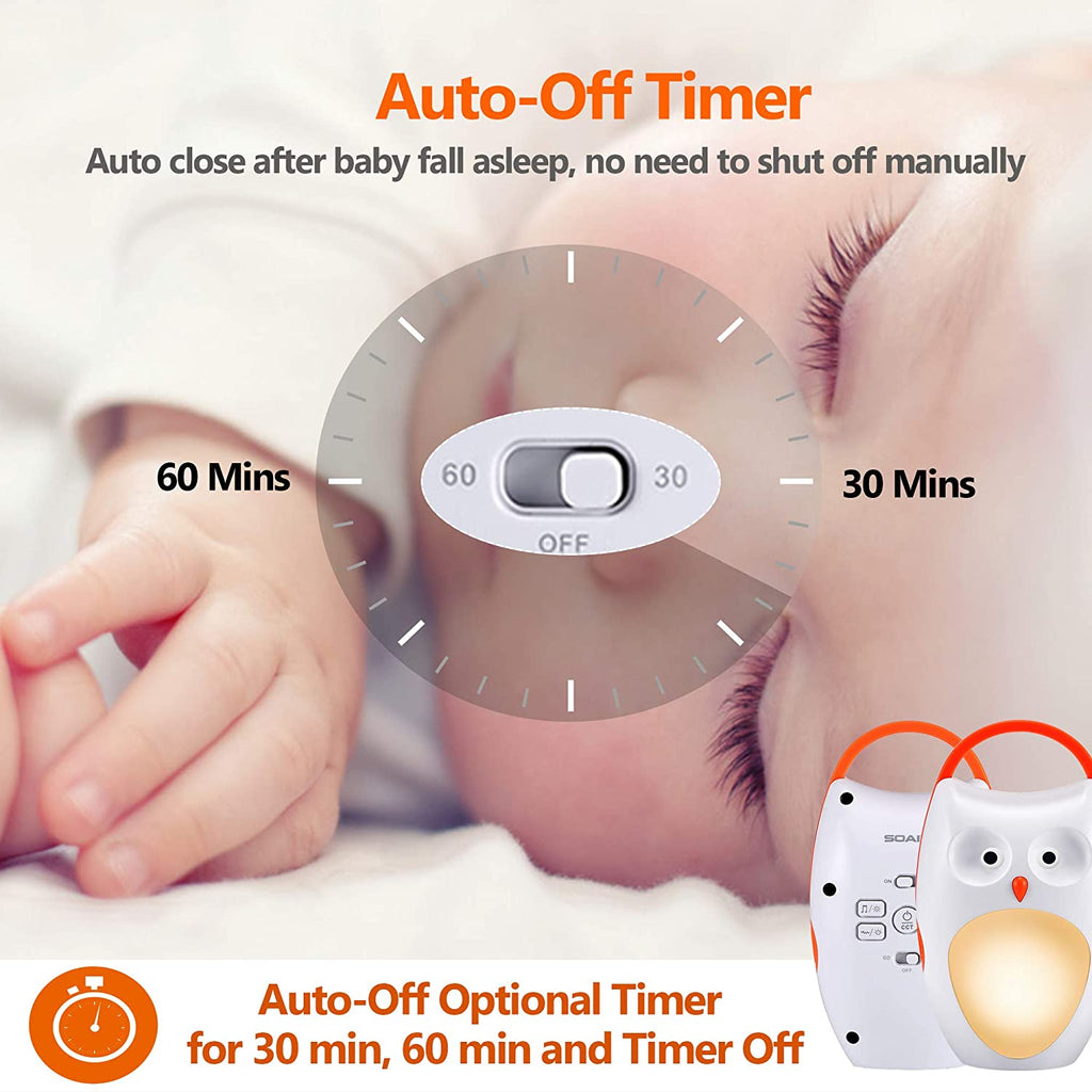 auto-off timer baby sleep  soother