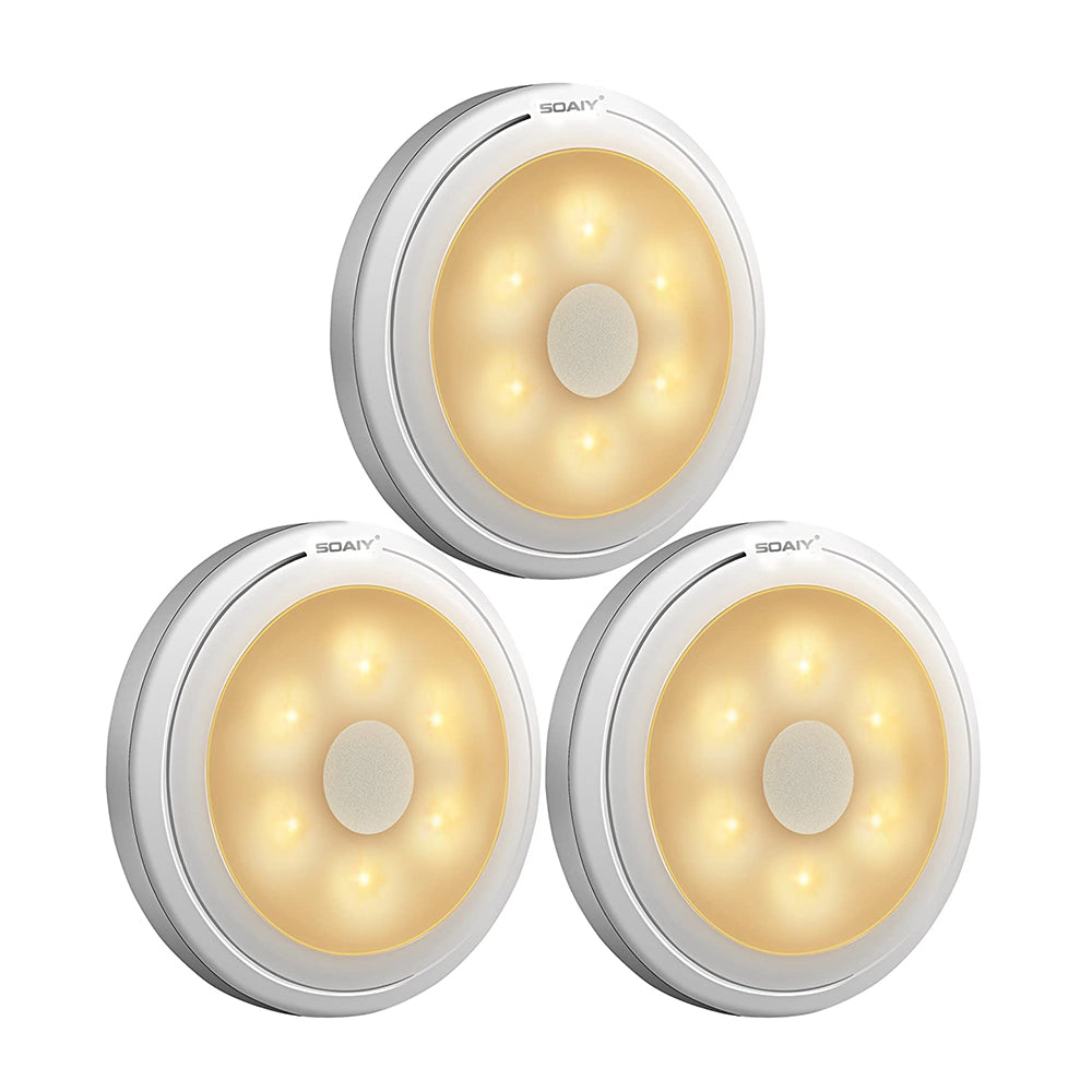 SOAIY Ultra-Thin Touch Sensor LED Cabinet Lights For Kitchen Bedroom